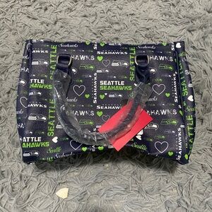Seattle Seahawks Navy Blue Tote Bag